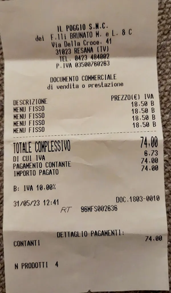 RSEA “RSEA”_Ristorante Pizzeria Il Poggio_Castelminio_review