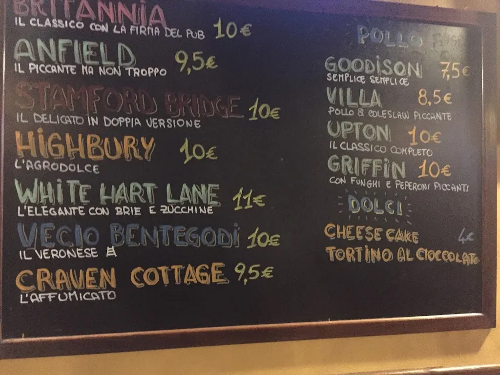 Menu_The Bench Pub_Cavalcaselle_image_3