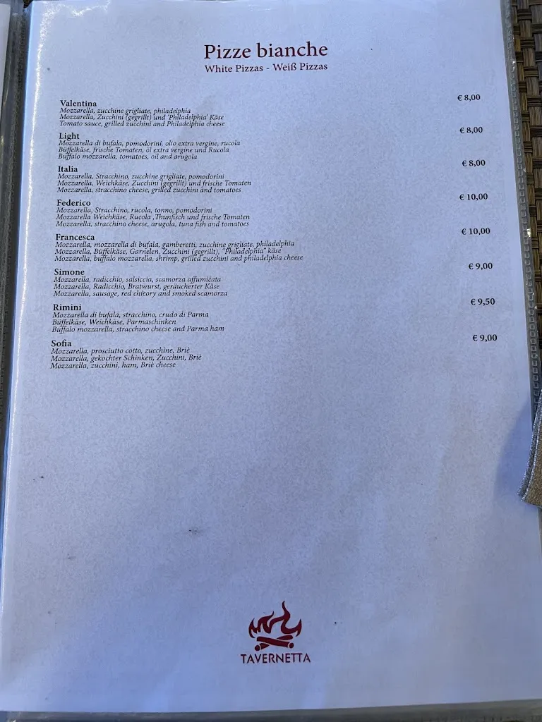 Menu_Tavernetta Ristorante Pizzeria & Albergo_Cavalcaselle_image_2