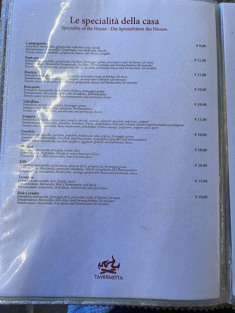 Menu_Tavernetta Ristorante Pizzeria & Albergo_Cavalcaselle_image_3