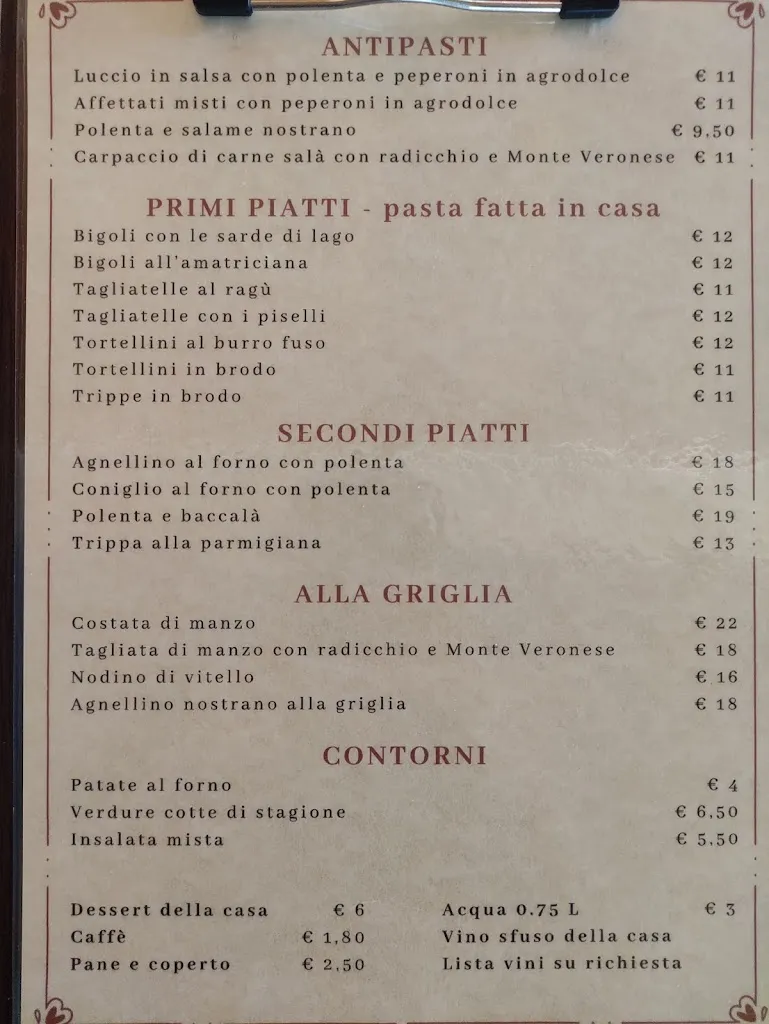 Menu_Trattoria Villa_Cavajon Veronese_image_1