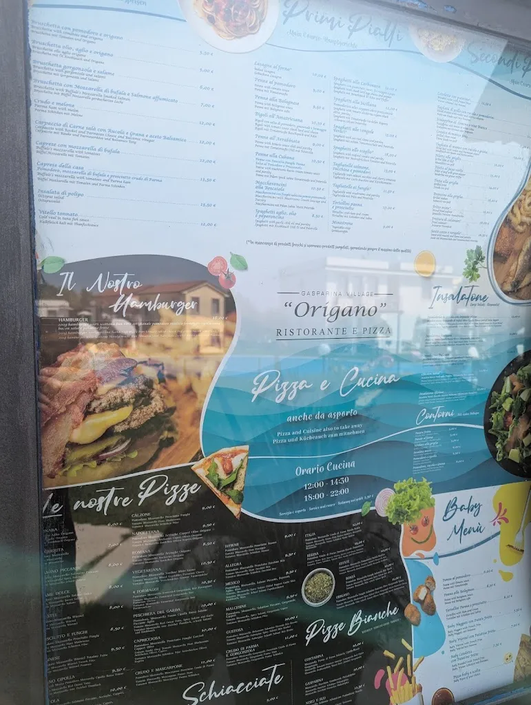 Menu_Restaurant Origano_Castelnuovo del Garda_image_1