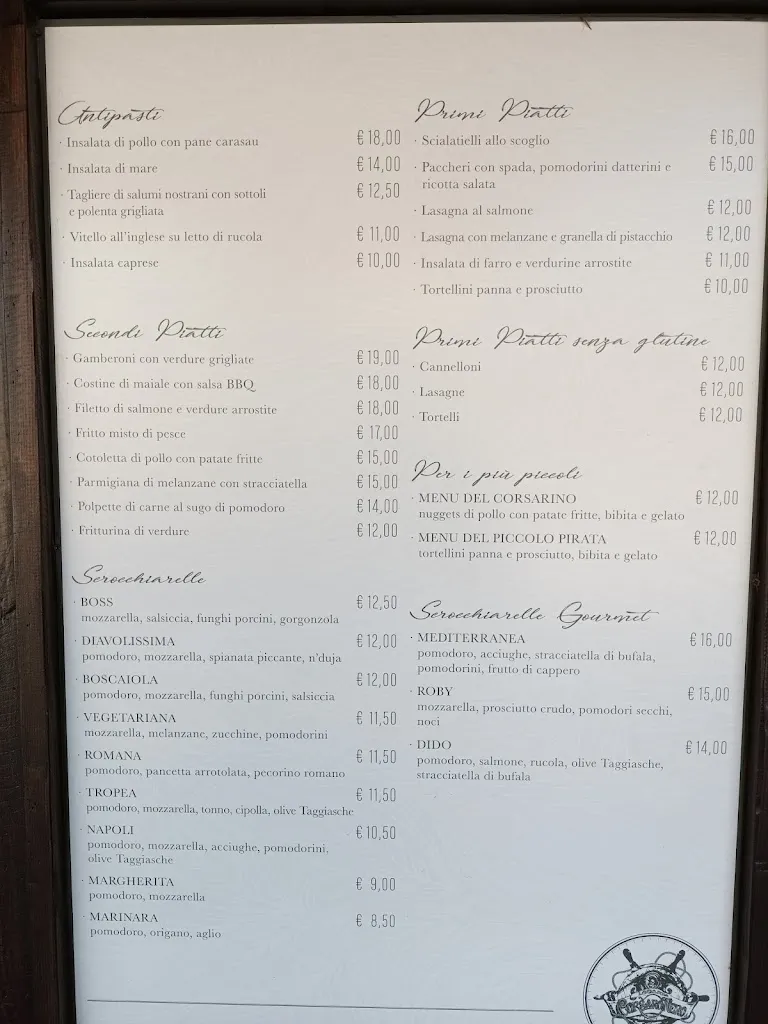 Menu_Trattoria di Captain Hook_Castelnuovo del Garda_image_1