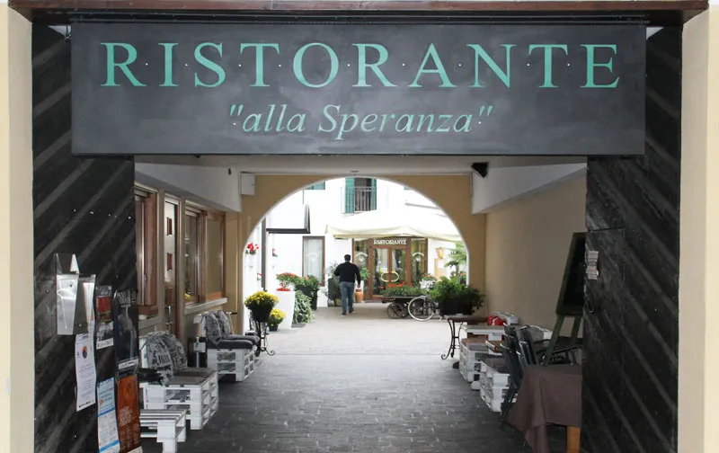 Locanda alla Speranza restaurant in Castelfranco Veneto