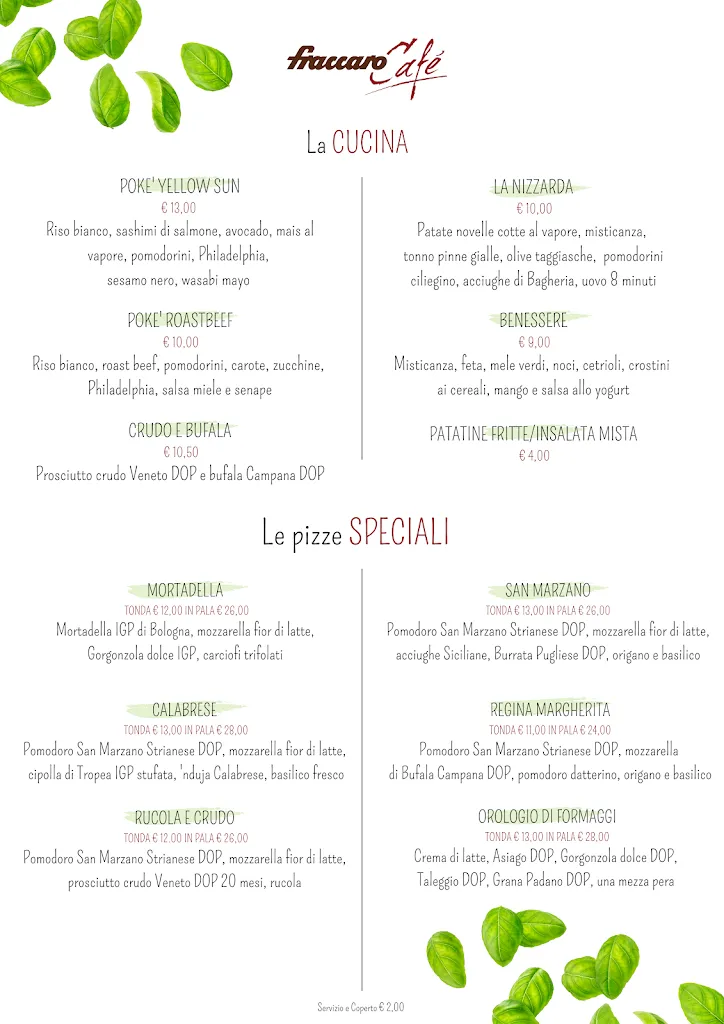 Menu_Fraccaro Café_Castelfranco Veneto_image_2