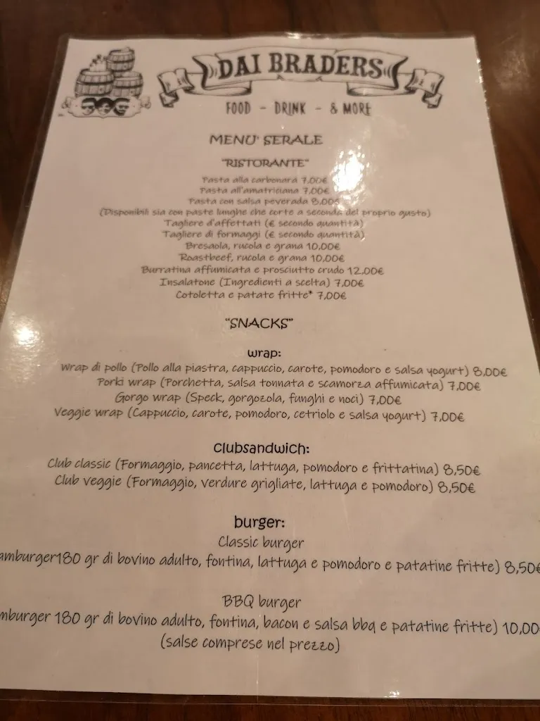 Menu_DAI BRADERS_Castelfranco Veneto_image_1