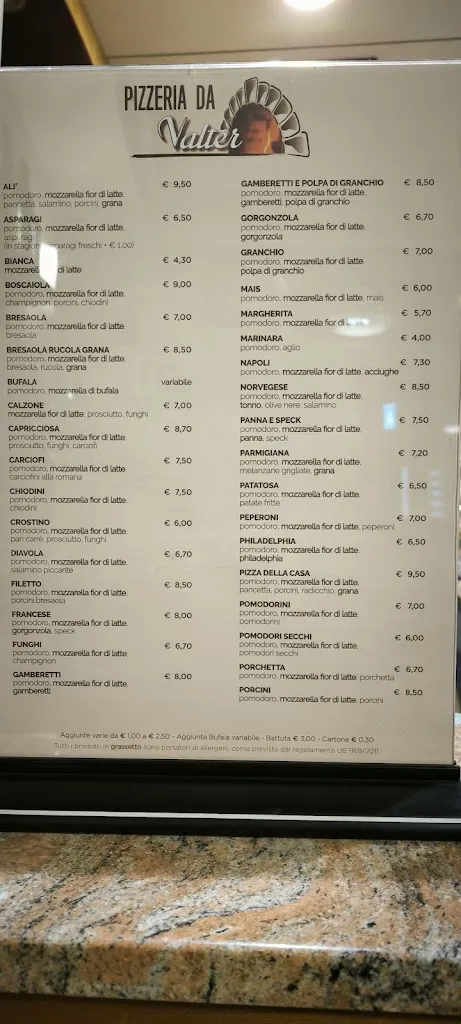 Menu_Pizzeria da Valter_Castelfranco Veneto_image_2