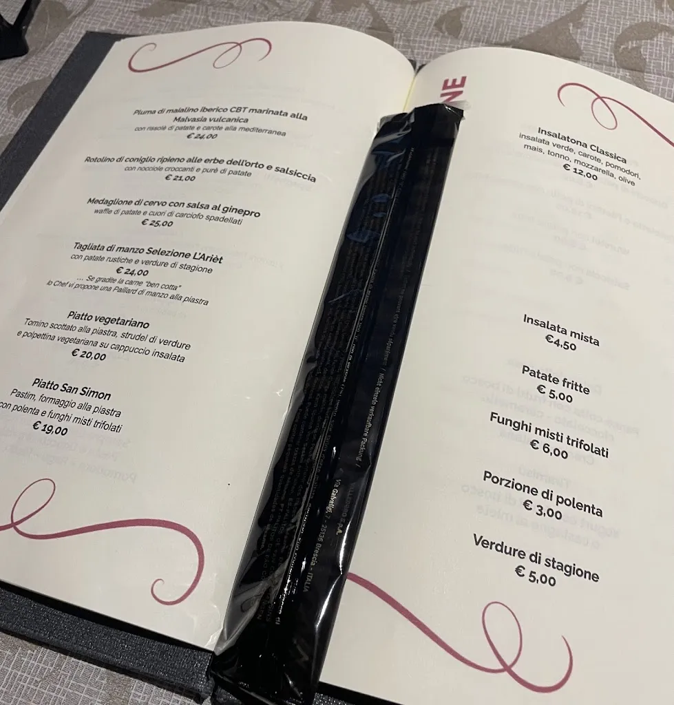 Menu_L' Arièt_Celat-San Tomaso Agordino_image_3