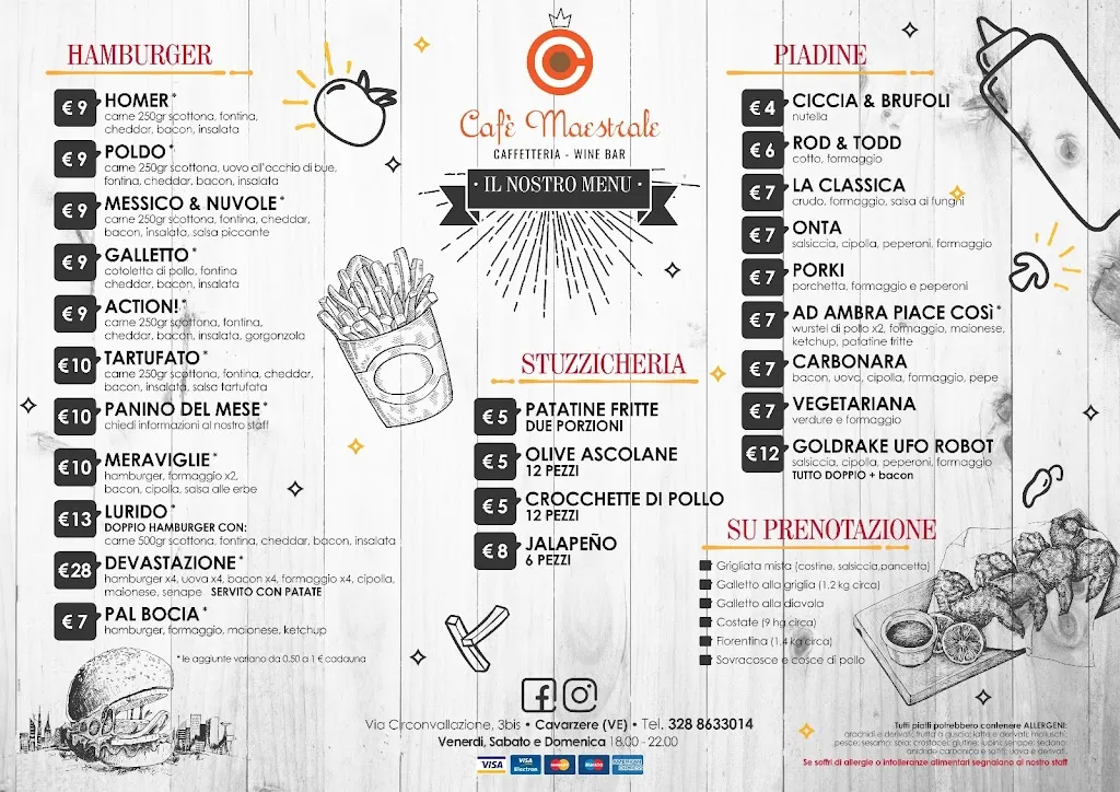 Menu_Cafè Maestrale_Cavarzere_image_1