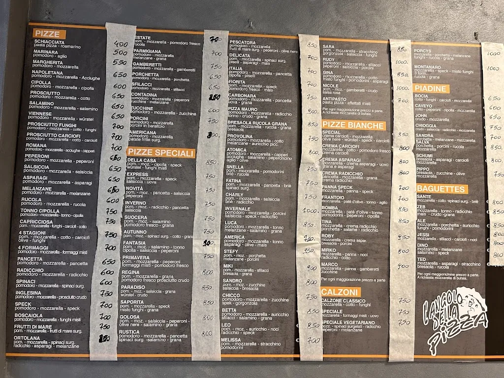 Menu_L'Angolo della Pizza di Franchin Marco_Cavarzere_image_1