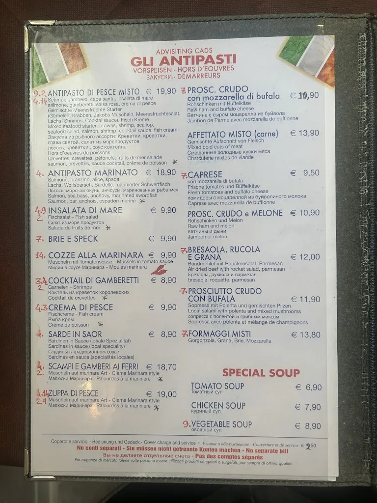 Menu_Ristorante Pizzeria Bar San Marco_Ceggia_image_1