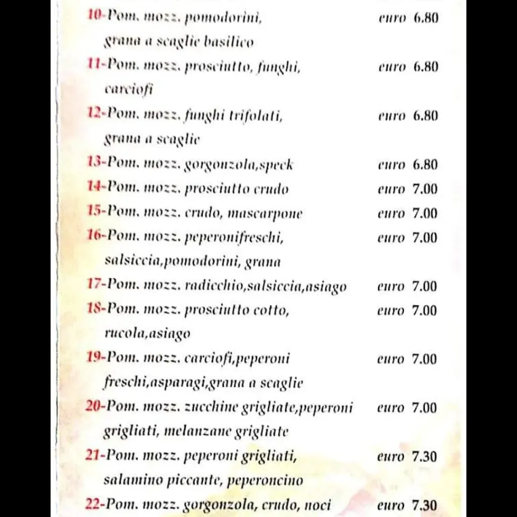 Menu_La Vecia Osteria - Pizzeria Trattoria Bruschetteria_Cereda-Cozza Cornedo_image_1