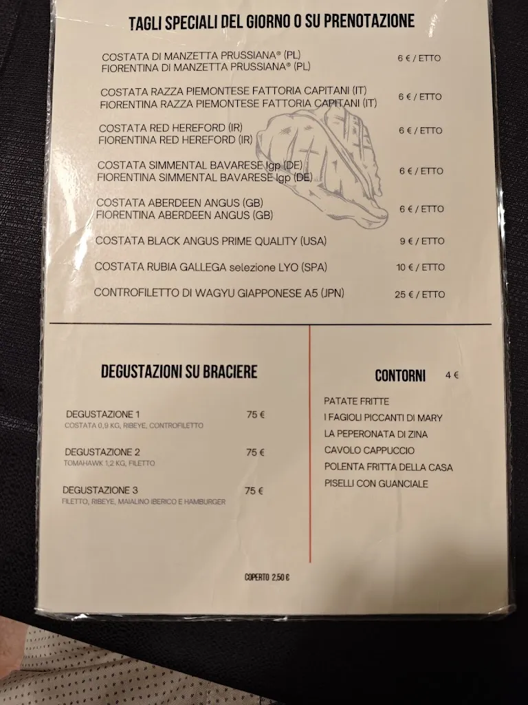 Menü_El Carnicero_Cereda-Cozza Cornedo_Bild_1