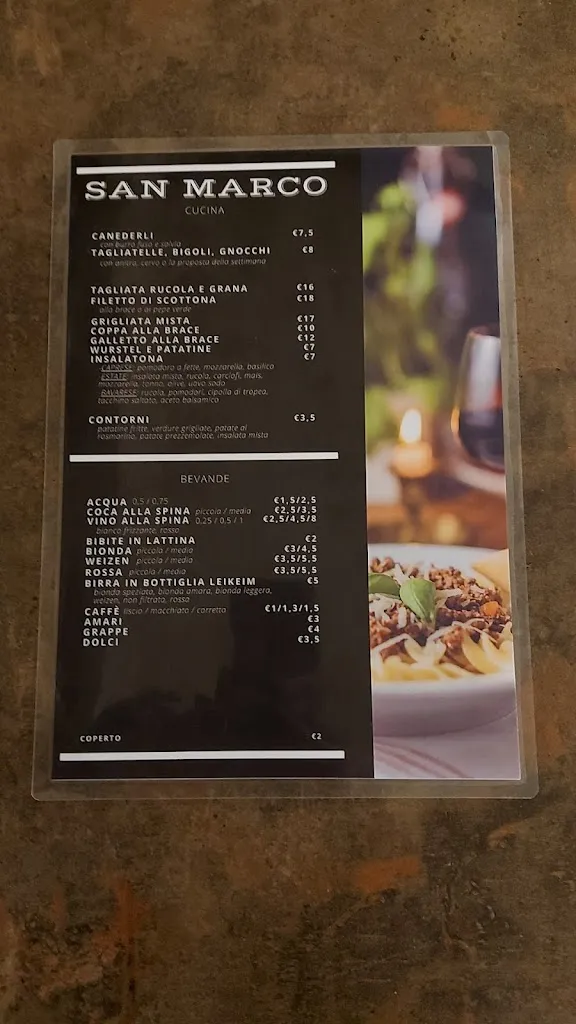 Menu_Ristorante Pizzeria San Marco_Cereda-Cozza Cornedo_immagine_1