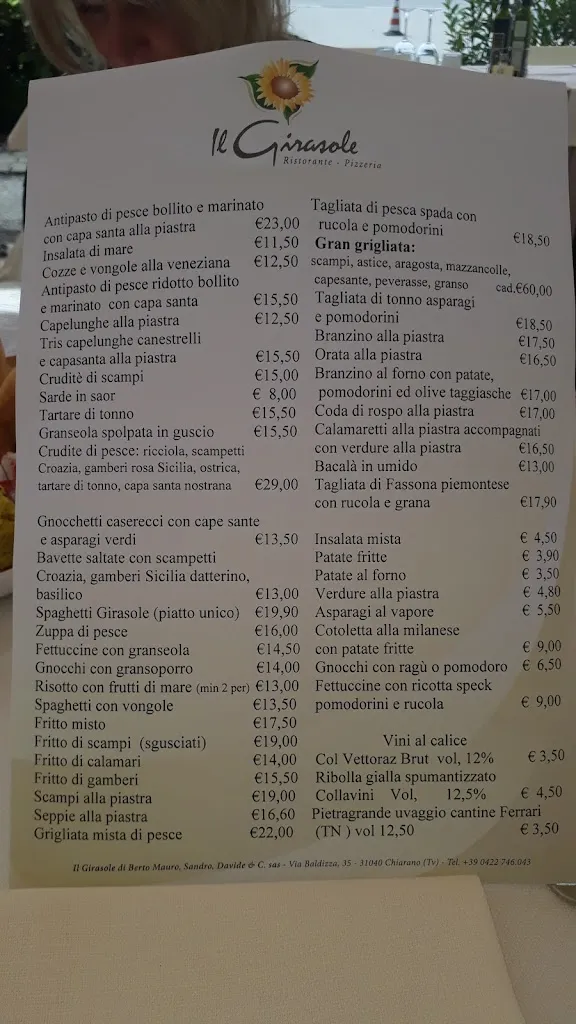 Menu_Ristorante Il Girasole_Chiarano_image_4