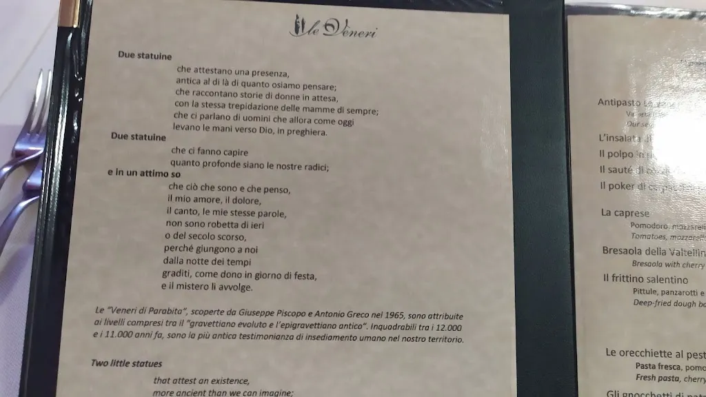 Menu_Le Veneri_Parabita_image_1