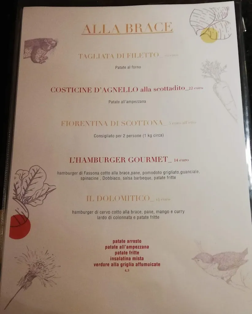 Menu_Ristorante @ La Locanda di Villa Gaia_Cibiana_image_2