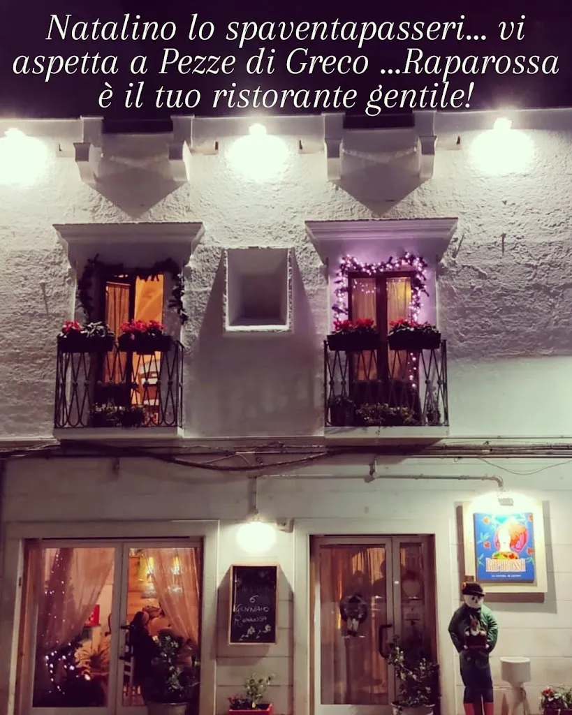 Raparossa restaurant in Pezze di Greco