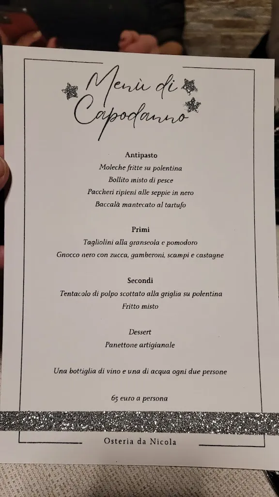 Menu_Osteria da Nicola_Chioggia_image_1