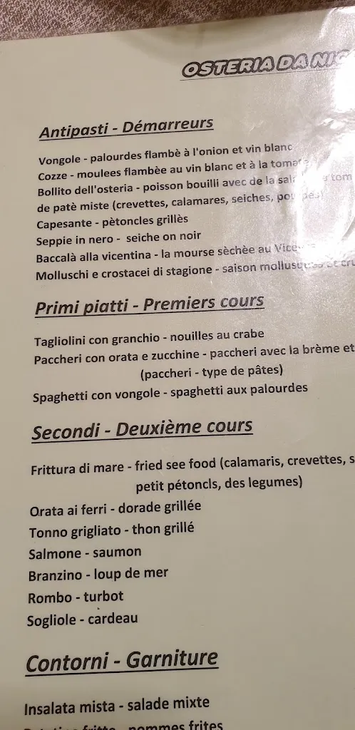 Menu_Osteria da Nicola_Chioggia_image_3