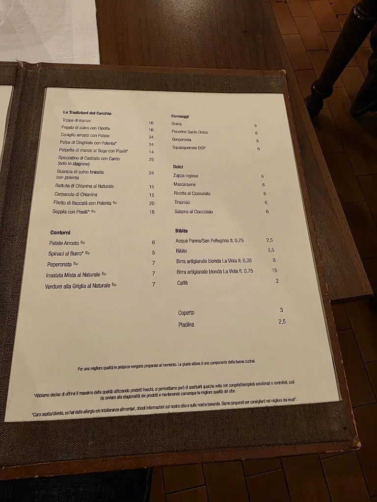 Menu_Trattoria Al Cerchio_Cerchio_image_2