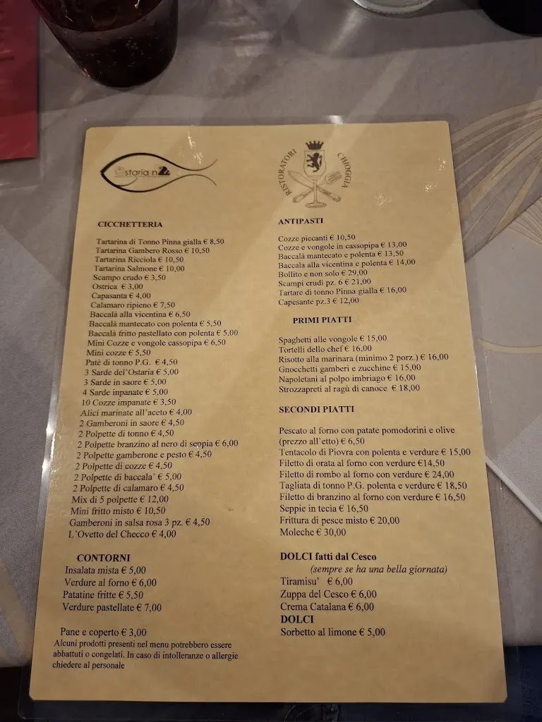 Menu_Ostaria N°2_Chioggia_image_4