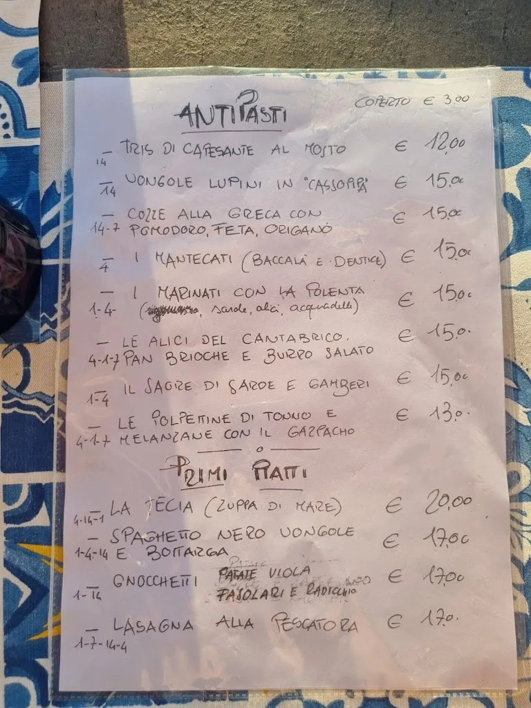 Menu_Ristorante Osteria Fronte Del Porto_Chioggia_image_1
