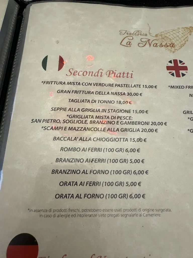Menu_Trattoria La Nassa_Chioggia_image_4