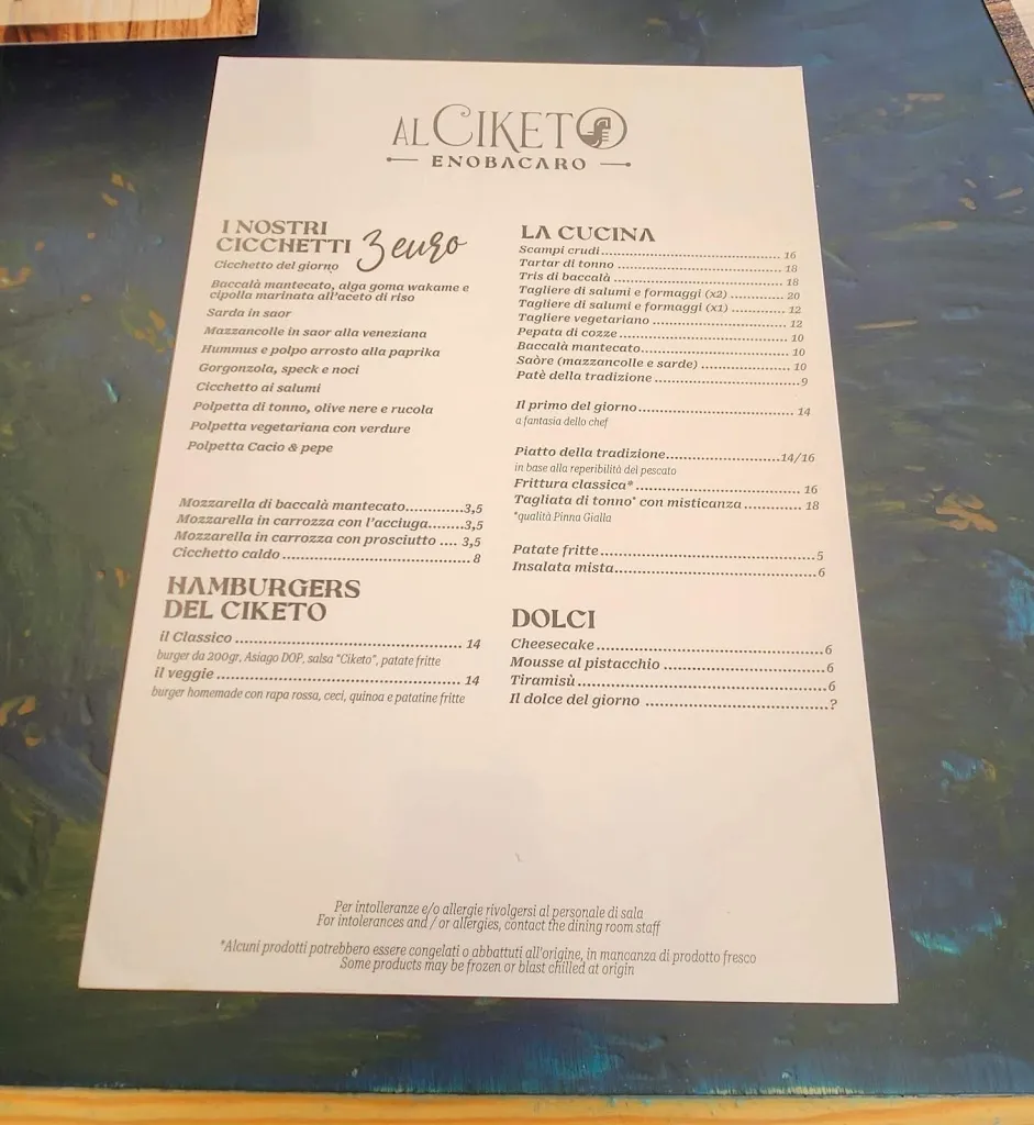 Menu_Al Ciketo_Chioggia_image_2