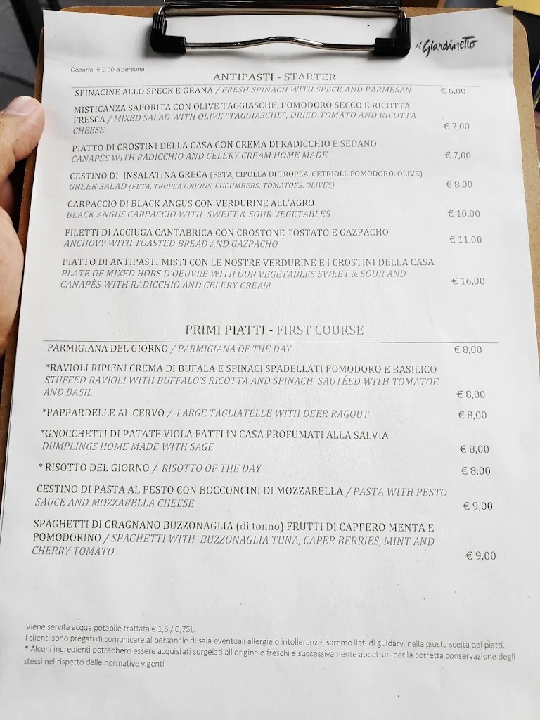 Menu_RISTORANTE e Hotel 