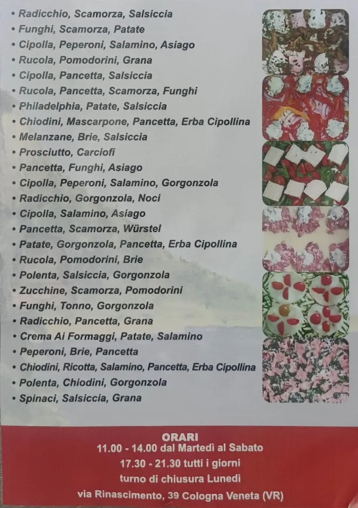 Menu_Pizzeria Baia del Re, Cologna Veneta_Cologna Veneta_image_2
