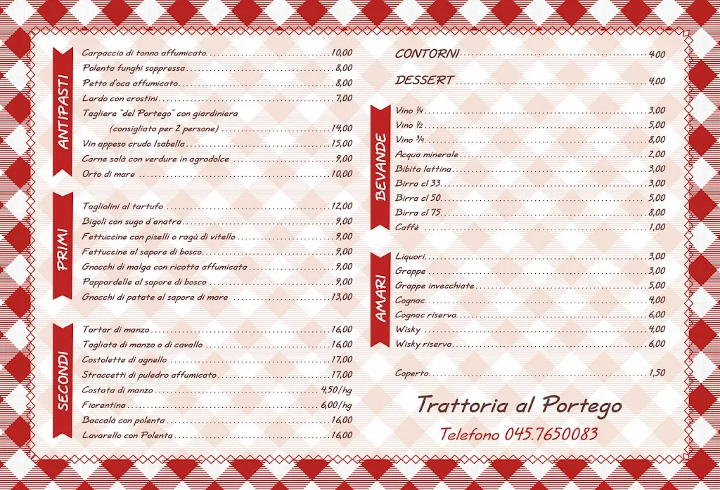 Menü_Trattoria Al Portego_Colognola ai Colli_Bild_3