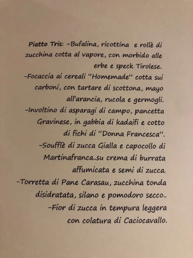 Menu_Taverna del Borghese_Palo del Colle_immagine_2