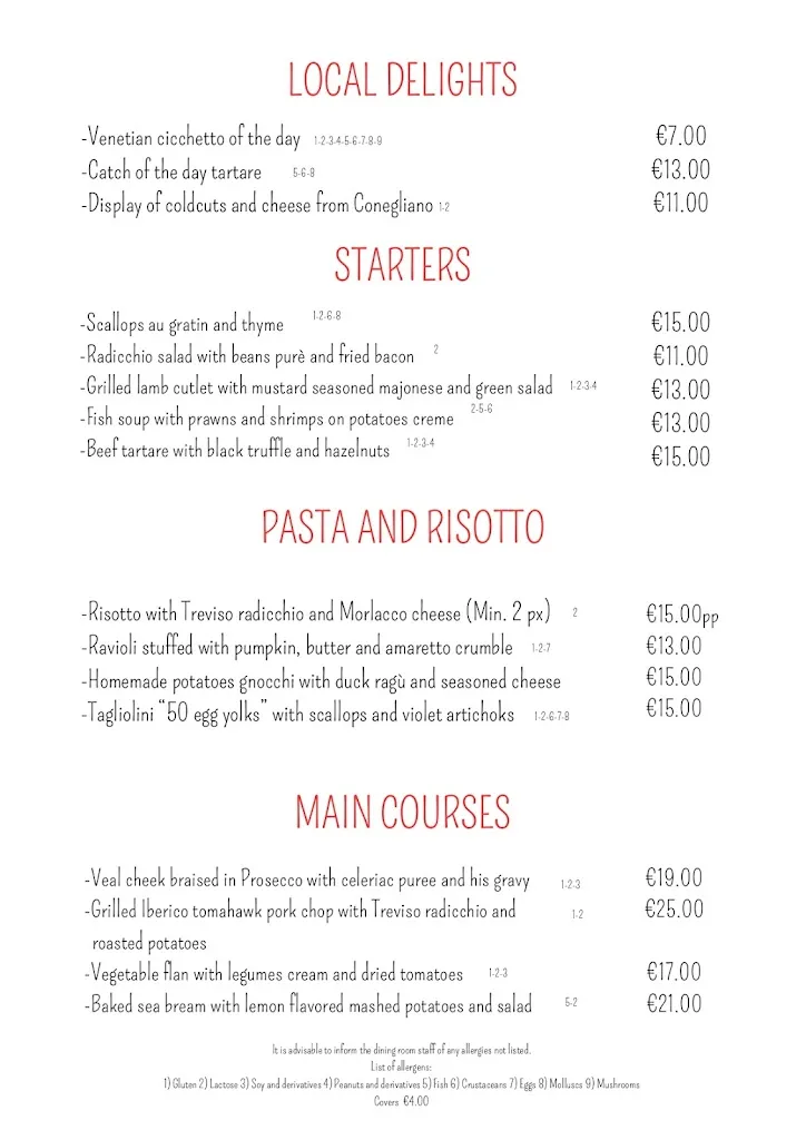 Menu_Il Bistrot Conegliano_Conegliano_immagine_2