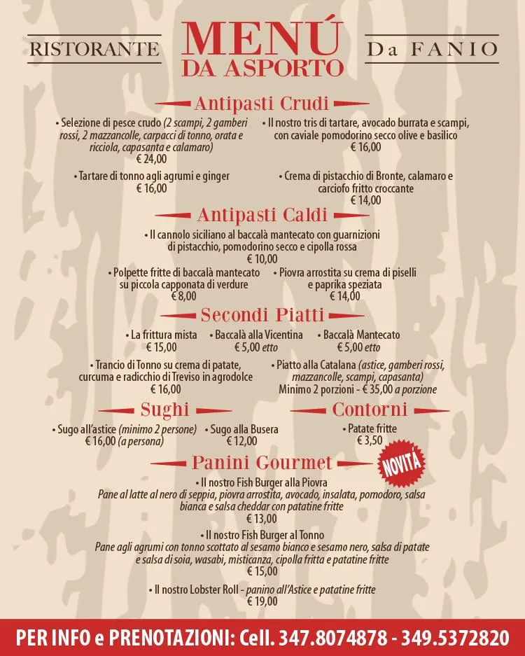 Menu_Ristorante Albergo Da Fanio di Bergamo Francesco, Marco & C. Sas_Concordia Sagittaria_immagine_3