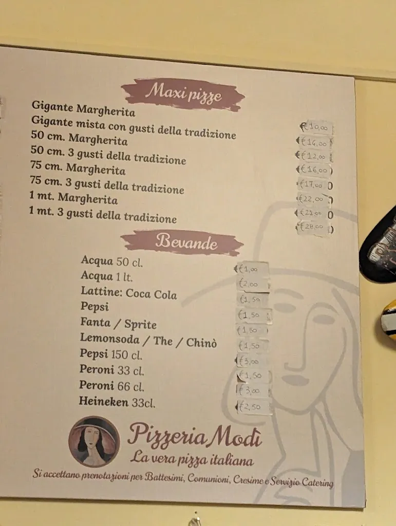 Menu_Pizzeria Modì_Palo del Colle_image_1