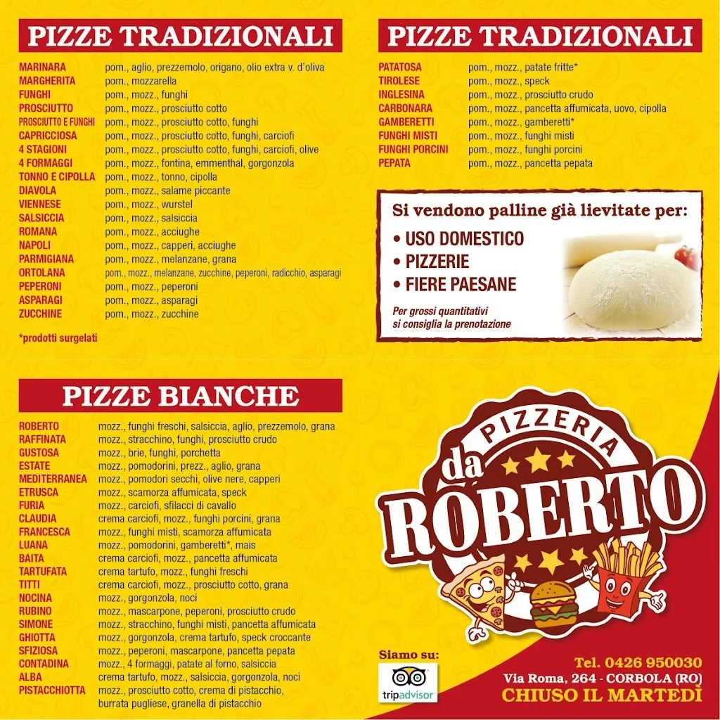 Menu_PIZZERIA Da ROBERTO_Corbola_image_2