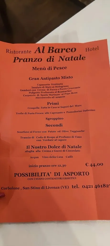 Menu_Pizzeria Ristorante Al Barco_Corbolone_immagine_2