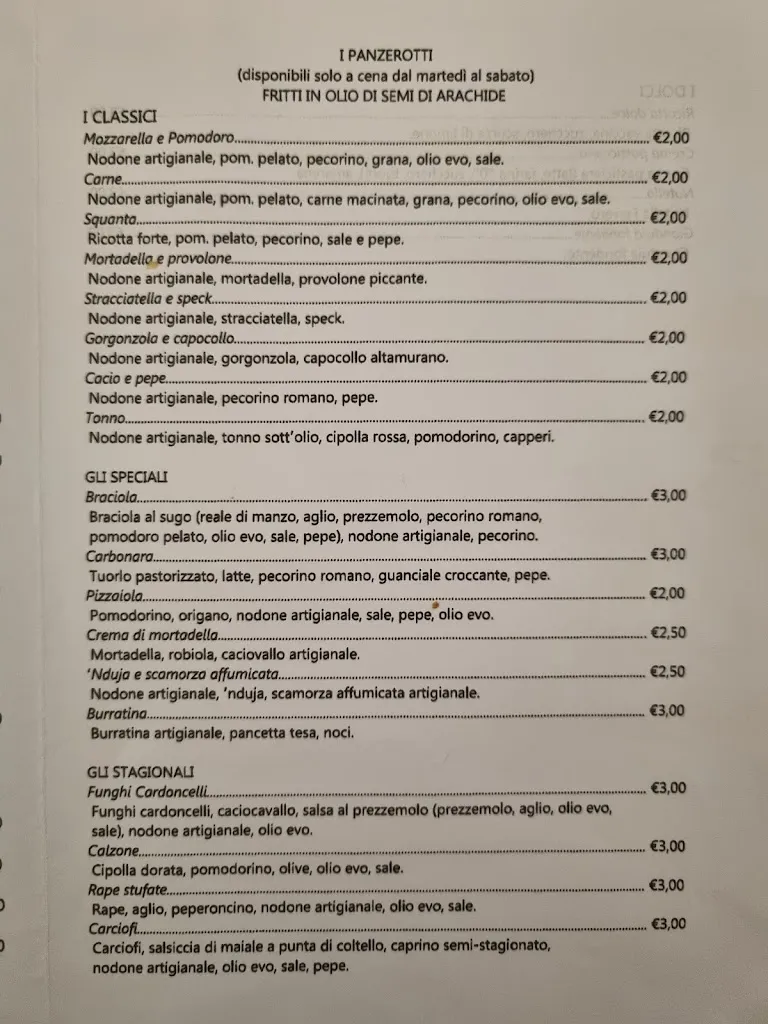 Menu_Cara Mamma Ristorante_Palo del Colle_image_1