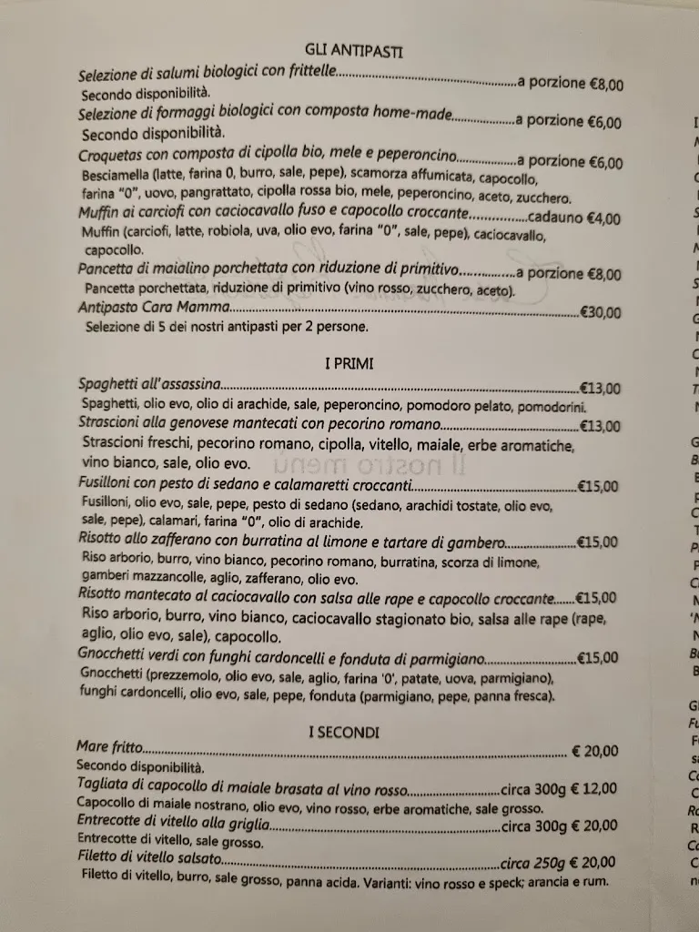 Menu_Cara Mamma Ristorante_Palo del Colle_image_2