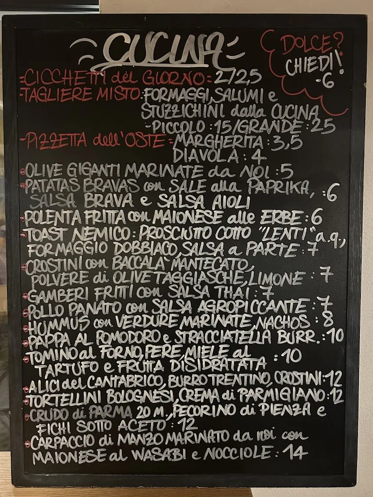 Menu_Osteria Dai Nemici_Cittadella_image_1