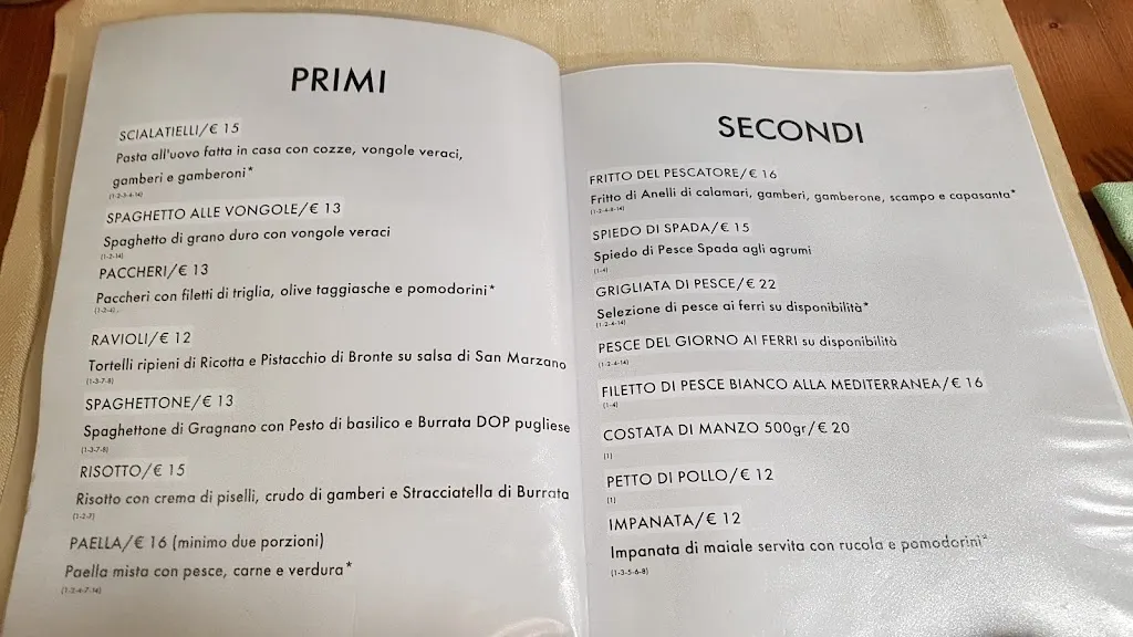 Menu_Pizzeria Ristorante Marechiaro_Cittadella_image_1
