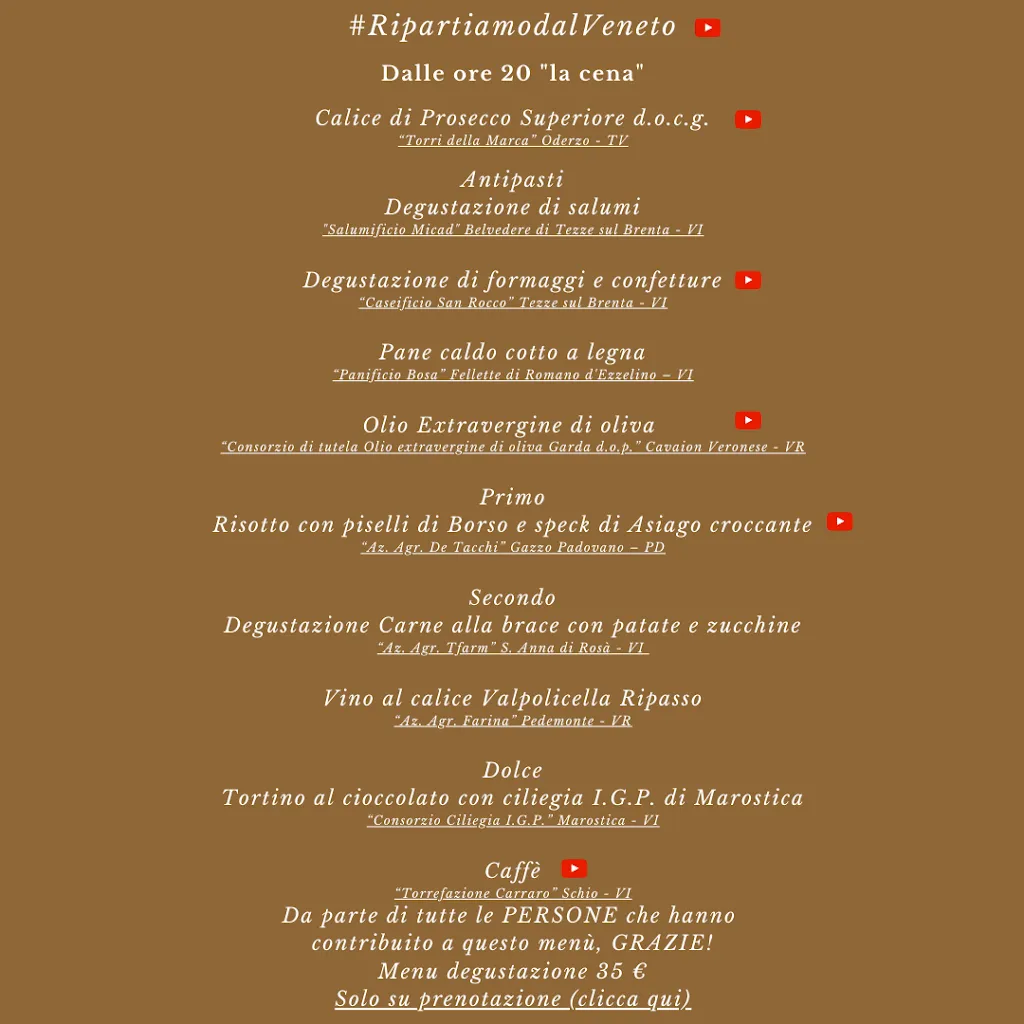 Menu_Villa Giustinian Country House_Cittadella_image_1