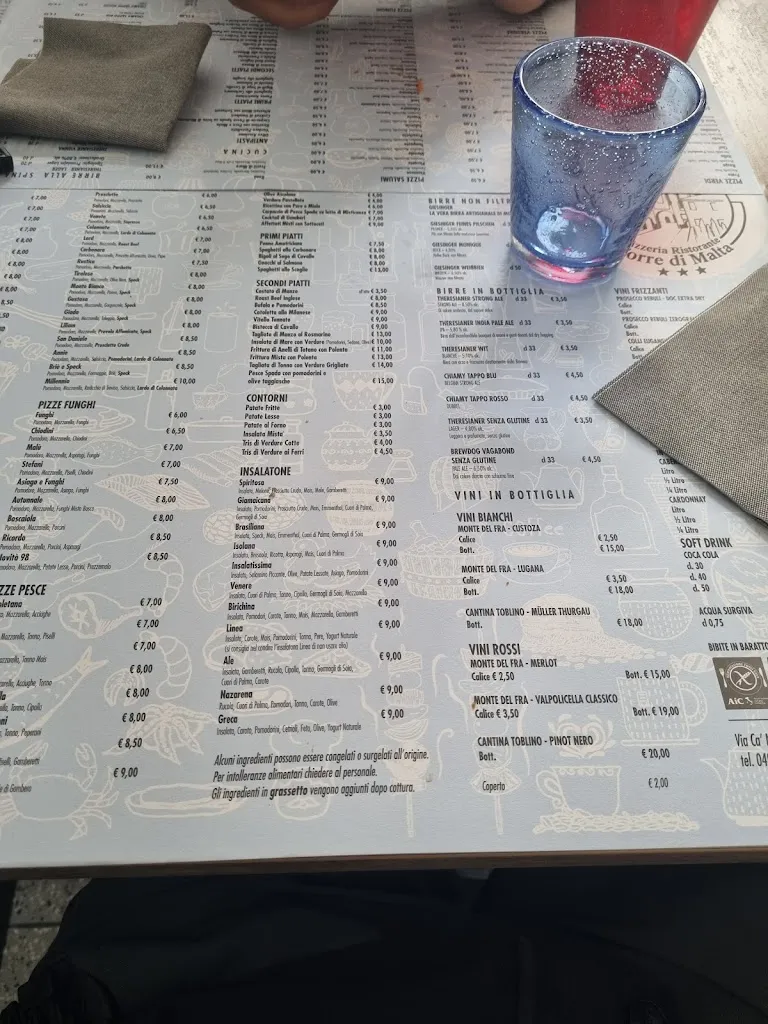 Menu_Pizzeria Ristorante Torre di Malta_Cittadella_image_2