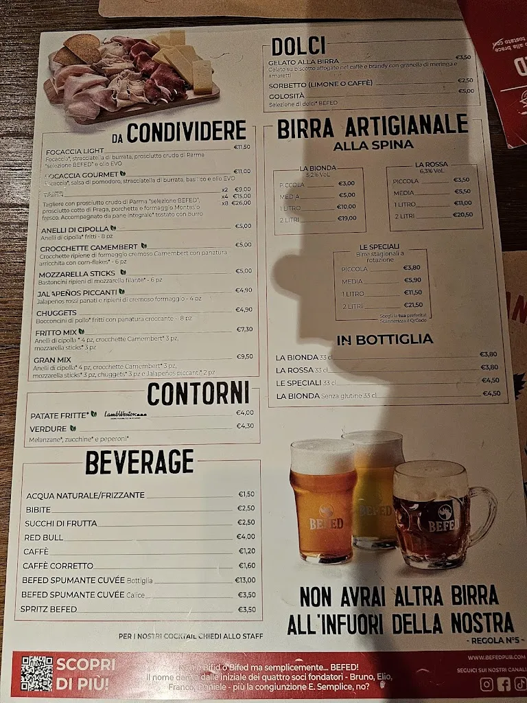 Menu_BEFED Brew Pub Cittadella_Cittadella_image_2