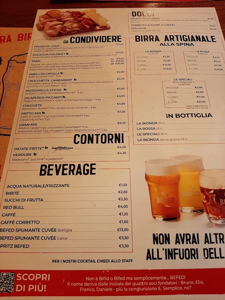 Menu_BEFED Brew Pub Cittadella_Cittadella_image_3