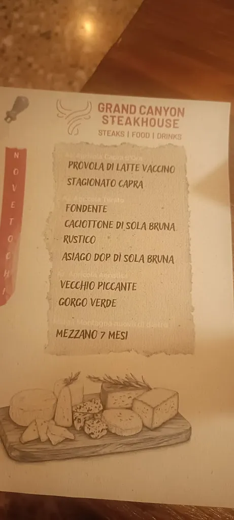 Menu_Grand Canyon Steakhouse_Cittadella_image_1