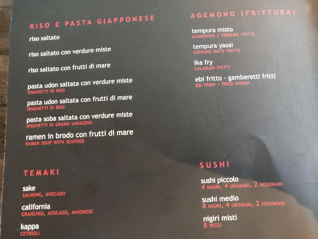 Menu_Xiao Restaurant Sushi Teppanyaki_Cittadella_image_4