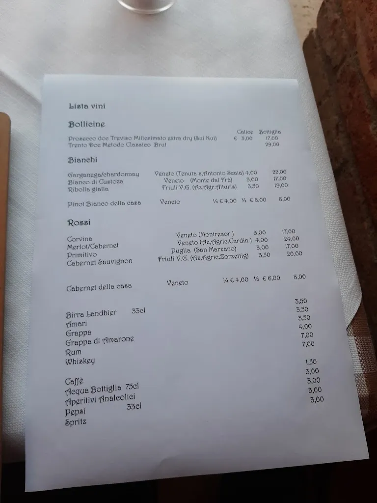 Menü_Ristorante Dai Brutti_Cittadella_Bild_4