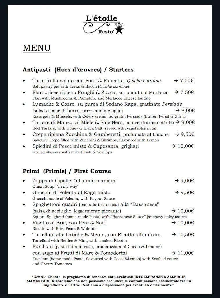 Menu_L'étoile Resto'_Cornuda_image_2